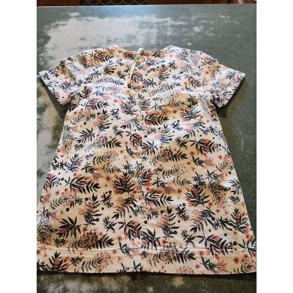 Sezane Gigi floral Canvas Lace Up top sz 34 (US 2) - Picture 5 of 5